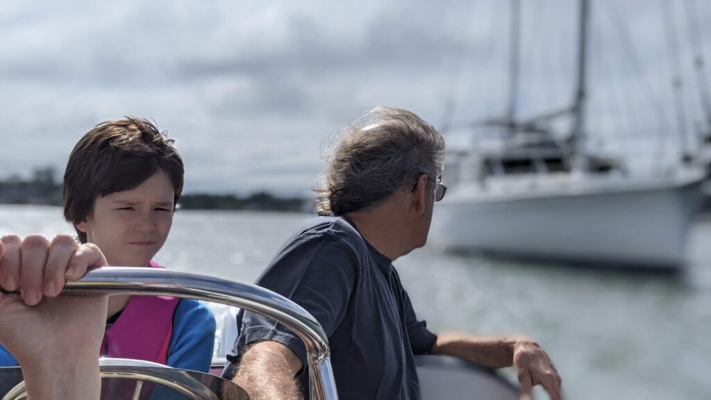 James drives the dingaling (at least, that's what Julia calls it)